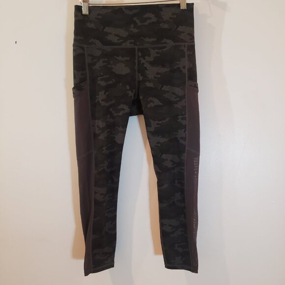 Fabletics Highwaisted Gray Camo Leggings - Picture 11 of 16